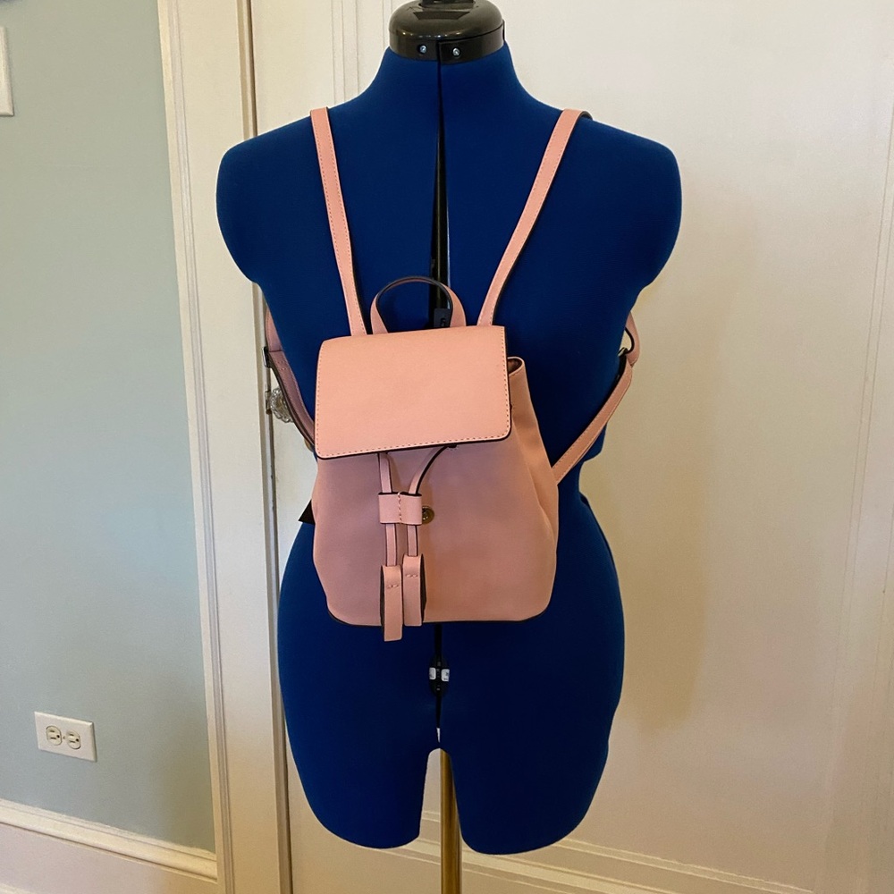 French connection brand small pink back pack . NWT and never used